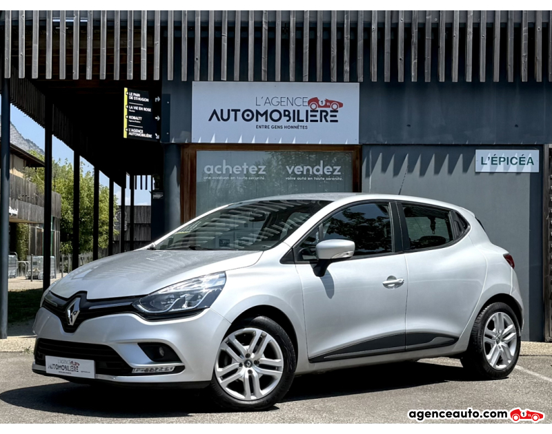 Achat voiture occasion, Auto occasion pas cher | Agence Auto Renault Clio IV 0.9 TCe 75ch Business / GPS Argent Année 2019 Manuelle Essence