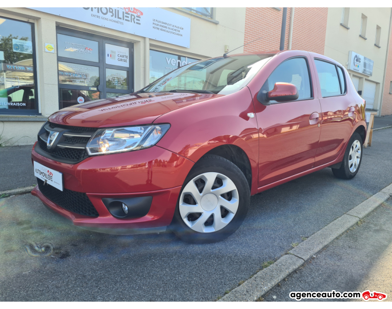 Achat voiture occasion, Auto occasion pas cher | Agence Auto Dacia Sandero 1.5 DCI 75 FAP LAUREATE ECO2 Rouge Année 2013 Manuelle Diesel