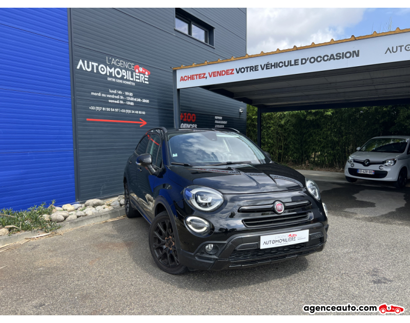 Achat voiture occasion, Auto occasion pas cher | Agence Auto Fiat 500X 1.0 FireFly Turbo T3 120 S-Design Noir Année 2019 Manuelle Essence