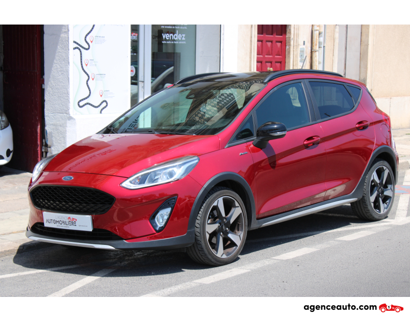 Achat voiture occasion, Auto occasion pas cher | Agence Auto Ford Fiesta 1.0 ECOBOOST 95 ACTIVE X ( Radar de recul, Climatisation, CarPlay.. ) Rouge Année 2020 Manuelle Essence