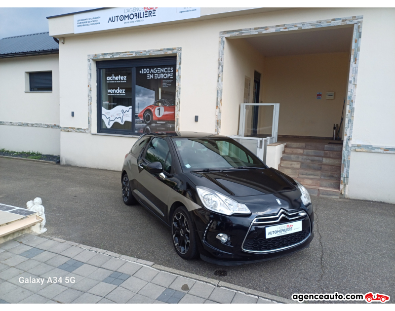 Achat voiture occasion, Auto occasion pas cher | Agence Auto Citroen DS3 1.6 HDI AirDream Sport Chic  1ère main Noir Année 2013 Manuelle Diesel