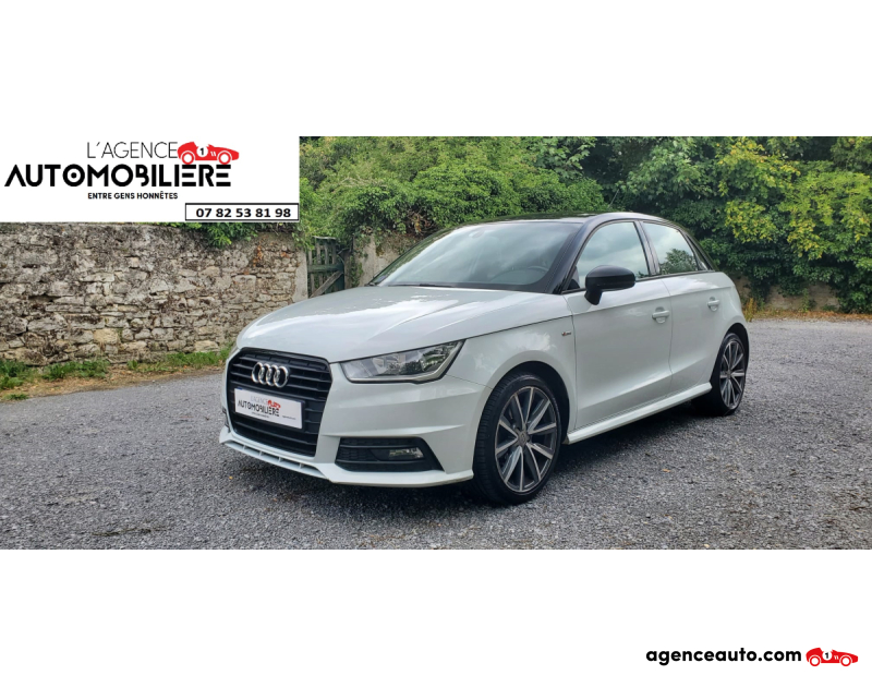 Compra de Carros Usados, Carros Usados Baratos | Auto Immo Audi A1 1.4 TFSI 125 S-Line Sportback S-Tronic BVA Blanc Ano 2017 Automatique Essence