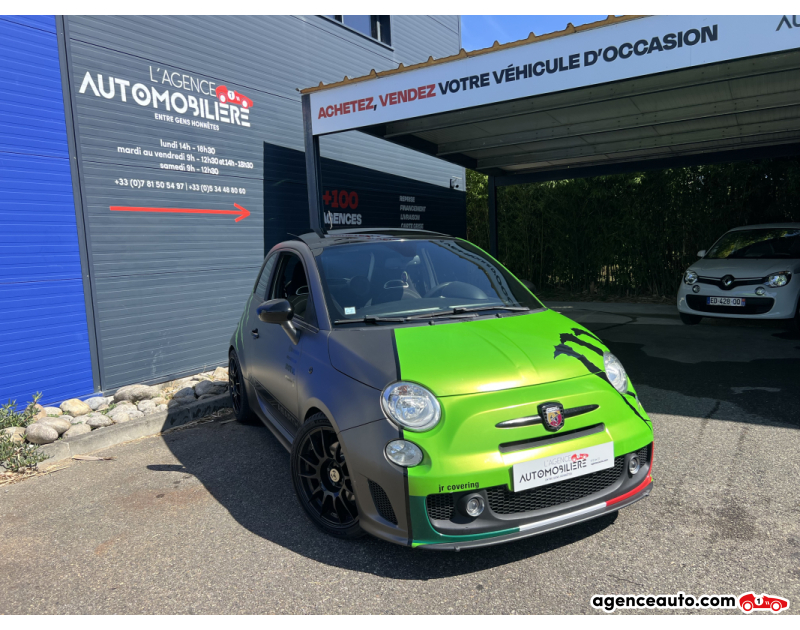 Achat voiture occasion, Auto occasion pas cher | Agence Auto Abarth 500 1.4 Turbo 16v T-Jet 140 Blanc Année 2016 Manuelle Essence