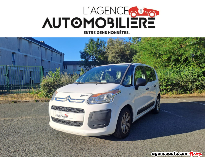 Gebrauchtwagenkauf, Günstige Gebrauchtwagen | Automobilienagentur Citroen C3 Picasso 1.4 VTi 95 cv Attraction - Chaine de distribution Blanc Jahr 2014 Manuelle Essence