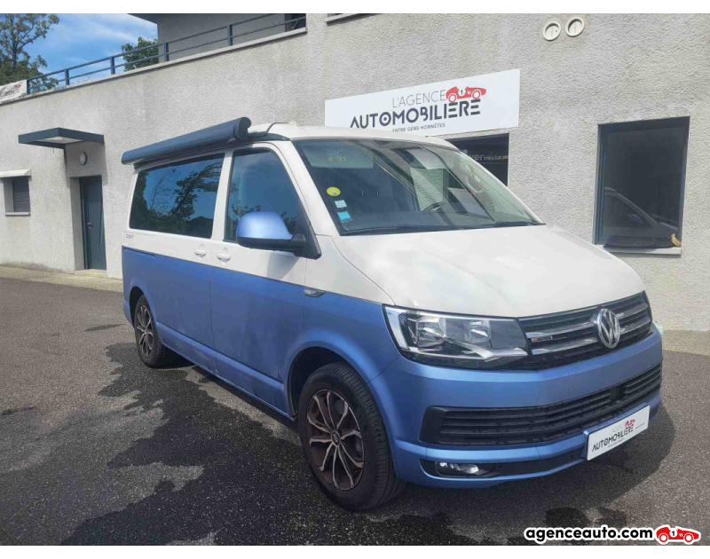 Gebrauchtwagenkauf, Günstige Gebrauchtwagen | Automobilienagentur Volkswagen California OCEAN T6 2.0 TDI 150 4MOTION 7CV Bleu Jahr 2016 Manuelle Diesel