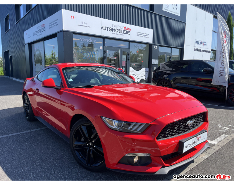 Achat voiture occasion, Auto occasion pas cher | Agence Auto Ford Mustang VI COUPÉ FASTBACK 2.3 Ti ECOBOOST 317CV - GARANTIE 12 MOIS Rouge Année 2016 Manuelle Essence