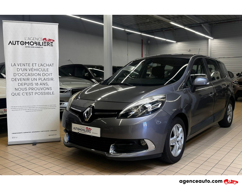Achat voiture occasion, Auto occasion pas cher | Agence Auto Renault Grand Scenic III (2) 1.5 DCI 110 FAP ENERGY EXPRESSION 7PL ECO2 Gris Année 2012 Manuelle Diesel