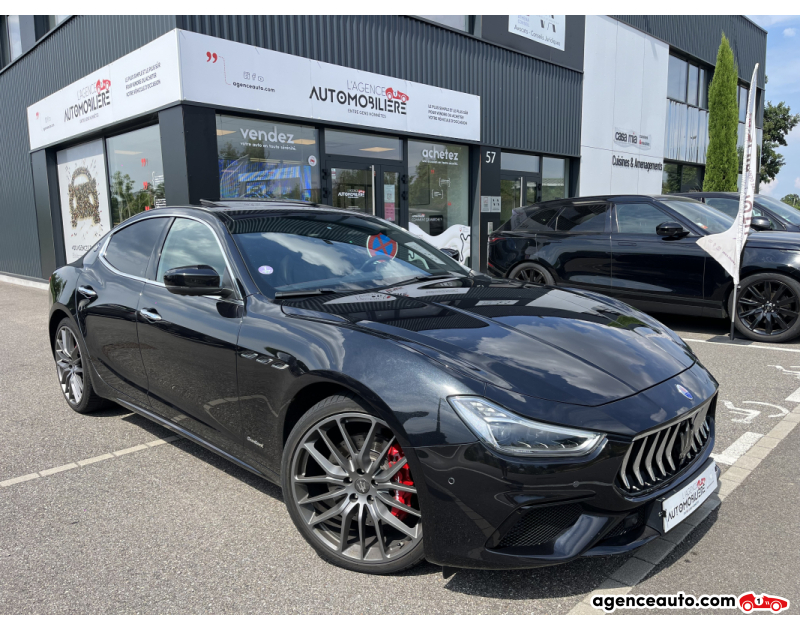 Achat voiture occasion, Auto occasion pas cher | Agence Auto Maserati Ghibli 3.0 V6 430 CV Grand Sport SQ4 - Garantie 12 Mois Noir Année 2020 Automatique Essence