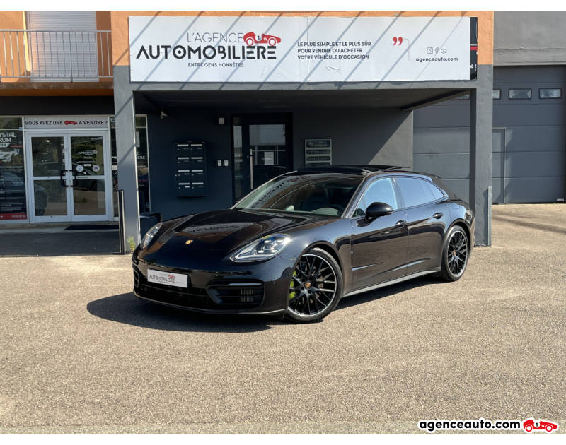 Achat voiture occasion, Auto occasion pas cher | Agence Auto Porsche Panamera Sport Turismo 2.9 DFi V6 462cv - Apple CarPlay/Toit ouvrant/Bose/Sièges électriques-chauffants/PDLS Noir Année 2021 Automatique Hybride