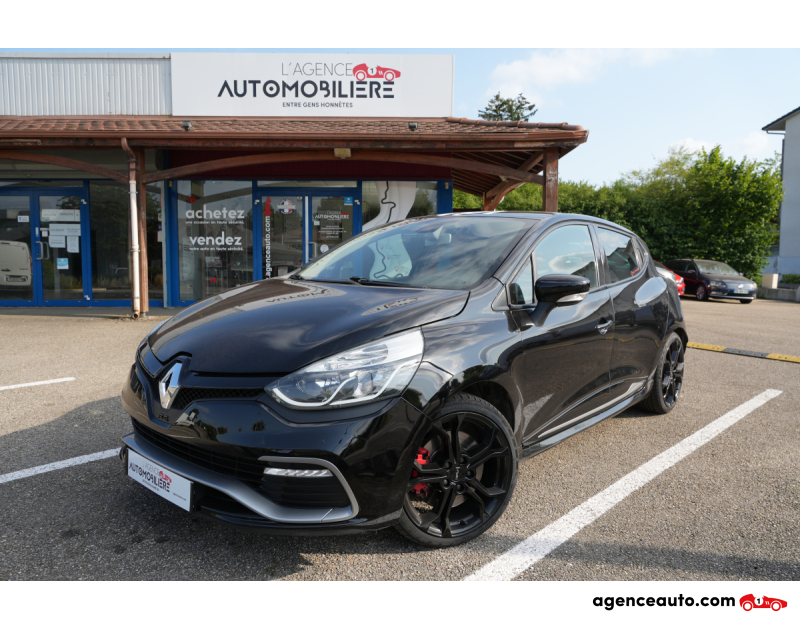 Achat voiture occasion, Auto occasion pas cher | Agence Auto Renault Clio IV 1.6 TURBO 200 RS CUP EDC Noir Année 2015 Automatique Essence