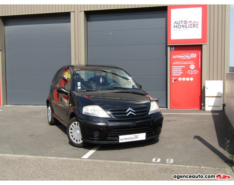 Achat voiture occasion, Auto occasion pas cher | Agence Auto Citroen C3 1.1i 60ch bvm5 Radio CD et Attelage Noir Année 2006 Manuelle Essence