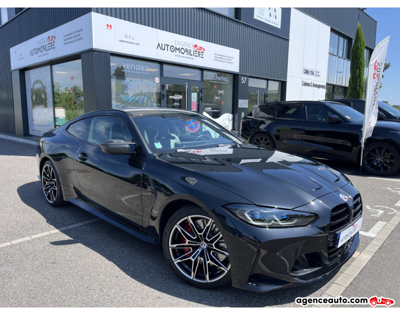 Achat voiture occasion, Auto occasion pas cher | Agence Auto Bmw M4 coupé COMPÉTITION 3.0 510CV BVA8 (G82) M-SPORT X-DRIVE - GARANTIE 12 MOIS Noir Année 2023 Automatique Essence