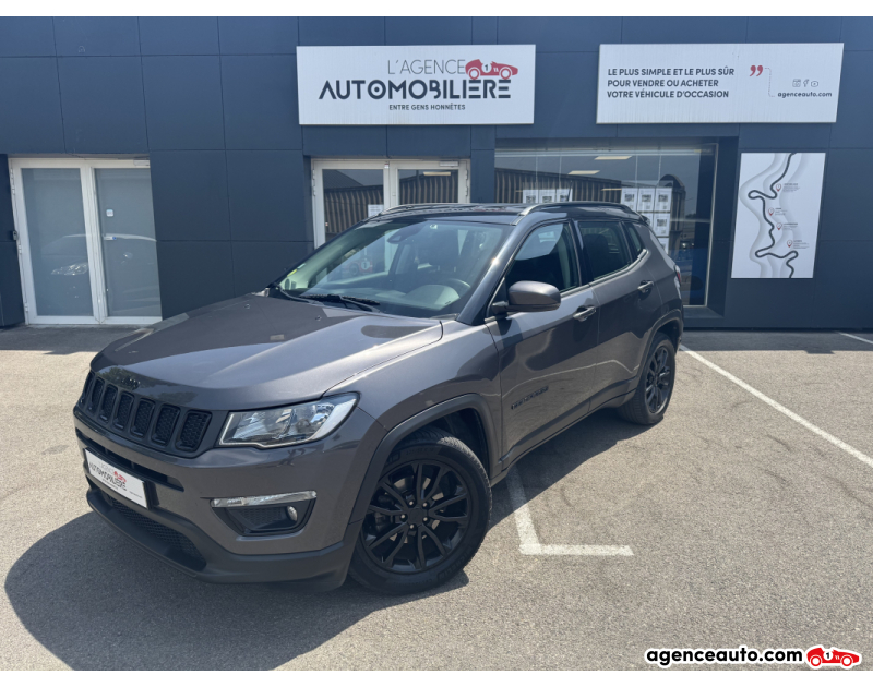 Achat voiture occasion, Auto occasion pas cher | Agence Auto Jeep Compass 1.6 MULTIJET 120CV BROOKLYN EDITION Gris Année 2020 Manuelle Diesel
