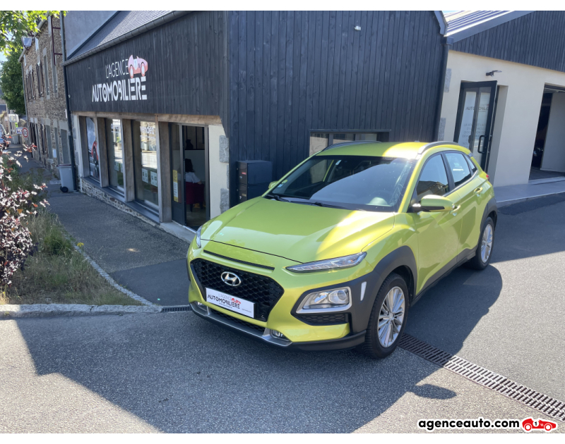 Aankoop Gebruikte Auto, Goedkope Gebruikte Auto | Agence Auto Hyundai KONA 1.6 CRDI 115 CH INTUITIVE Vert Jaar 2019 Manuelle Diesel