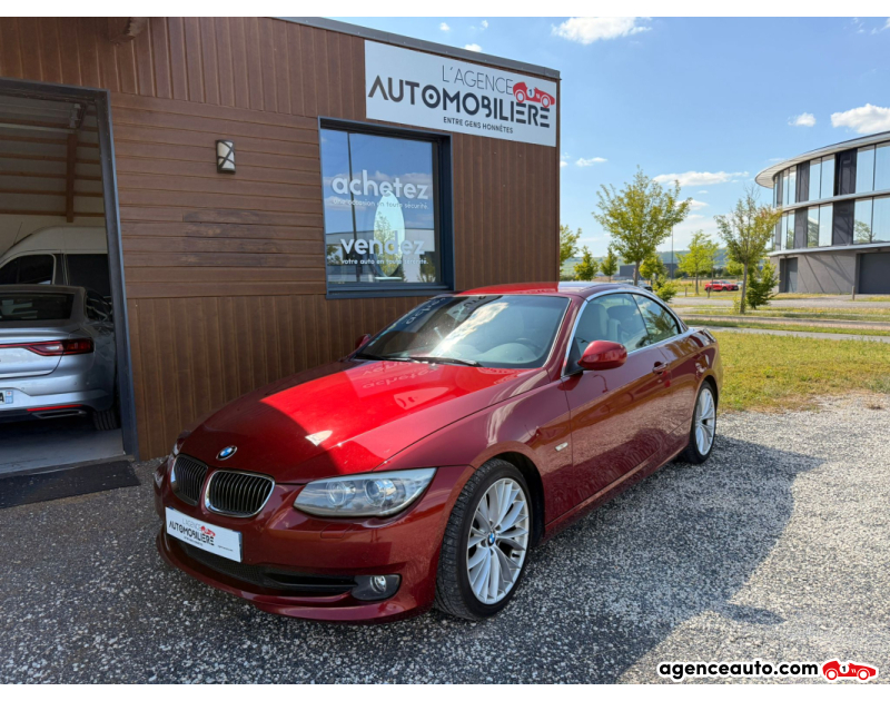 Achat voiture occasion, Auto occasion pas cher | Agence Auto Bmw Série 3 (E93) LCI Cabriolet 320d 2.0 d DPF 16V 184 cv Boîte auto Rouge Année 2013 Automatique Diesel