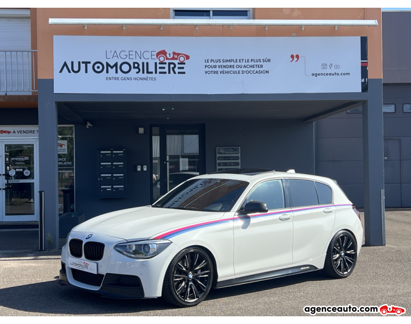 Achat voiture occasion, Auto occasion pas cher | Agence Auto Bmw Série 1 135I xDrive M 320 CV Performance Ligne M Perf -  Volant Led M Perf - Toit Ouvant - Caméra Blanc Année 2014 Automatique Essence