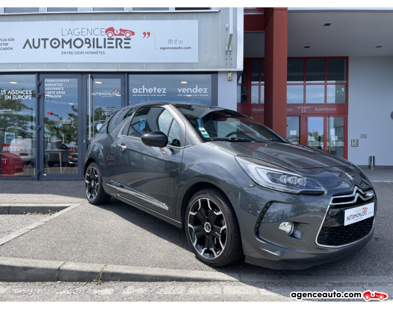 Achat voiture occasion, Auto occasion pas cher | Agence Auto Citroen DS3 (2) 1.6 THP 165 cv SPORT CHIC Gris Année 2014 Manuelle Essence