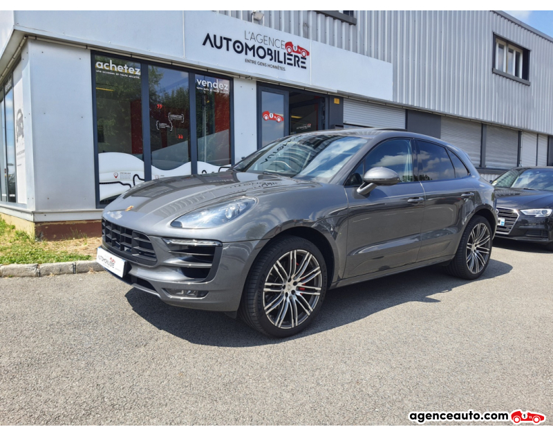 Achat voiture occasion, Auto occasion pas cher | Agence Auto Porsche Macan TURBO 3.6 V6 400 PDK Gris Année 2015 Automatique Essence