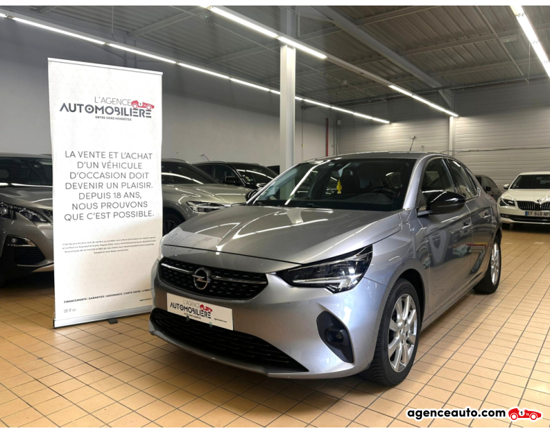 Achat voiture occasion, Auto occasion pas cher | Agence Auto Opel Corsa 1.2 T 100 ELEGANCE Gris Année 2021 Manuelle Essence