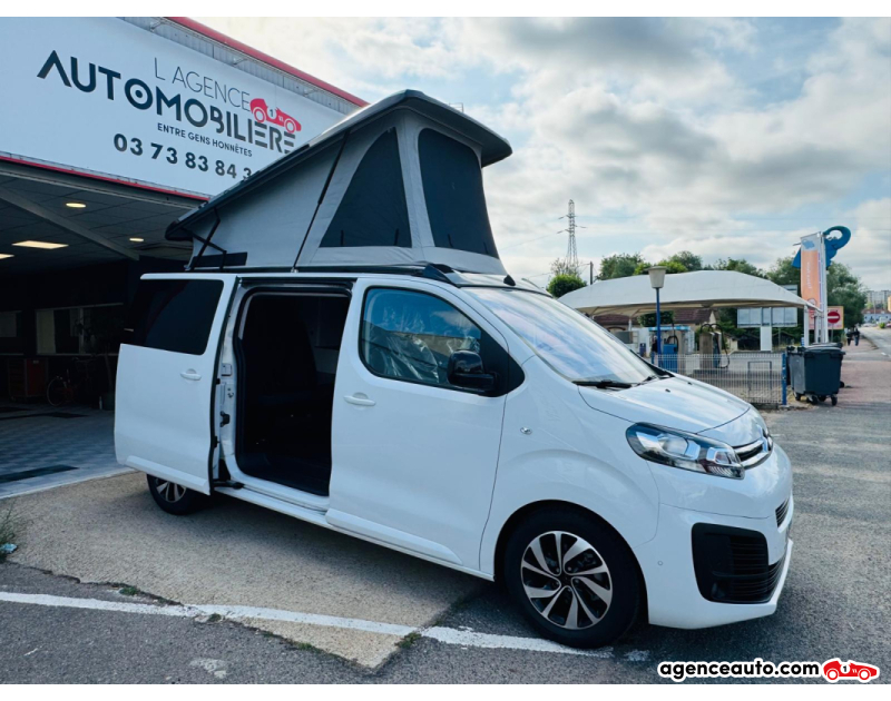 Aankoop Gebruikte Auto, Goedkope Gebruikte Auto | Agence Auto Citroen SpaceTourer Van Campster Spacetourer Feel Citroen 2.0 180cv boîte auto Blanc Jaar 2025 Automatique Diesel