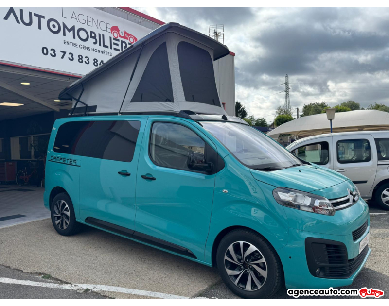 Aankoop Gebruikte Auto, Goedkope Gebruikte Auto | Agence Auto Citroen SpaceTourer Van Campster Spacetourer Feel Citroen 2.0 180cv boîte auto Bleu Jaar 2024 Automatique Diesel