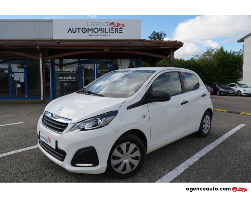Gebrauchtwagenkauf, Günstige Gebrauchtwagen | Automobilienagentur Peugeot 108 1.0 VTI 68 ACCESS 5P Blanc Jahr 2015 Manuelle Essence