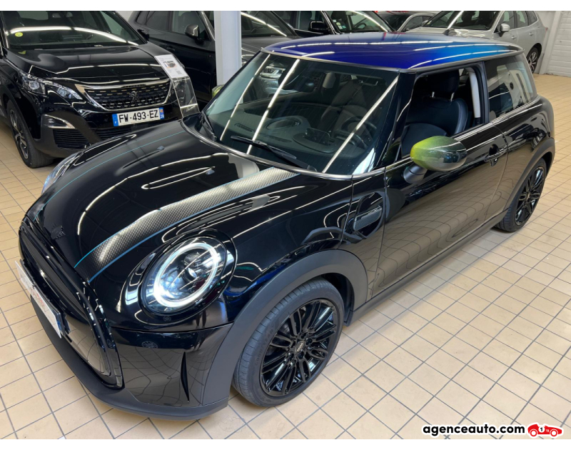 Achat voiture occasion, Auto occasion pas cher | Agence Auto Mini Cooper HATCH 1.5 COOPER 136 BVA7 FINITION CLASSIC Noir Année 2021 Automatique Essence