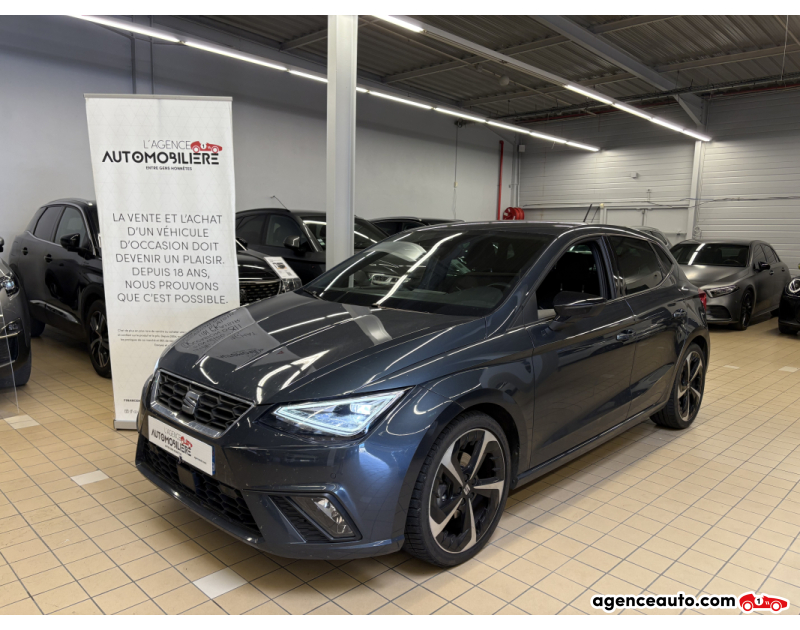 Achat voiture occasion, Auto occasion pas cher | Agence Auto Seat Ibiza 1.0 TSI 110 FR DSG BVA Gris Année 2023 Automatique Essence