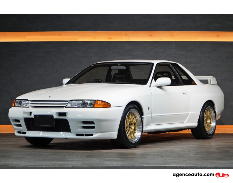 Achat voiture occasion, Auto occasion pas cher | Agence Auto Nissan Skyline GT-R 32 BBS LM Blanc Année 1993 Manuelle Essence