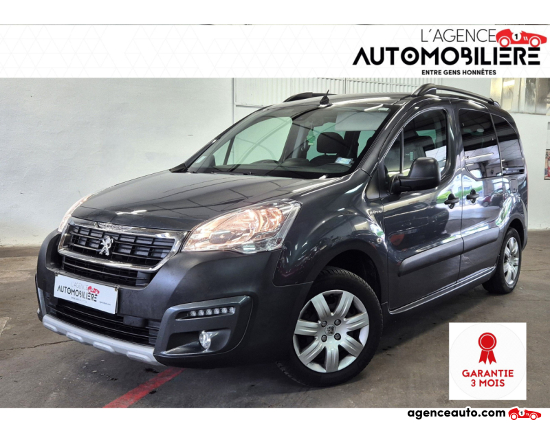 Compra de Coches Usados, Coches Usados Baratos %'|'% Agence Auto Peugeot Partner Tepee 1.6 BlueHDI TPMR Gris Año 2017 Manuelle Diesel