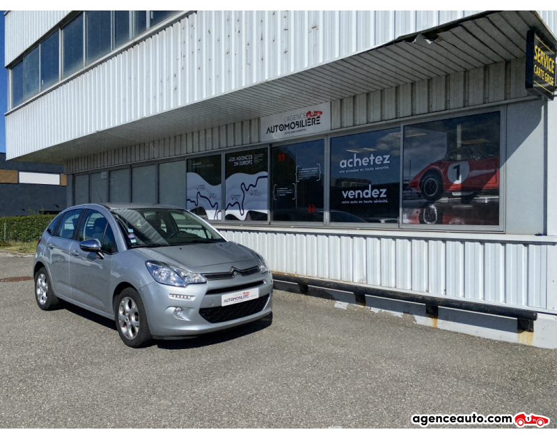 Achat voiture occasion, Auto occasion pas cher | Agence Auto Citroen C3 1.2 e-VTi 12V 82 CV ATTELAGE REMORQUE - GARANTIE 12 MOIS Gris Année 2016 Manuelle Essence