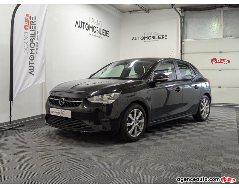 Achat voiture occasion, Auto occasion pas cher | Agence Auto Opel Corsa VI 1.2 75 EDITION 5P Noir Année 2021 Manuelle Essence