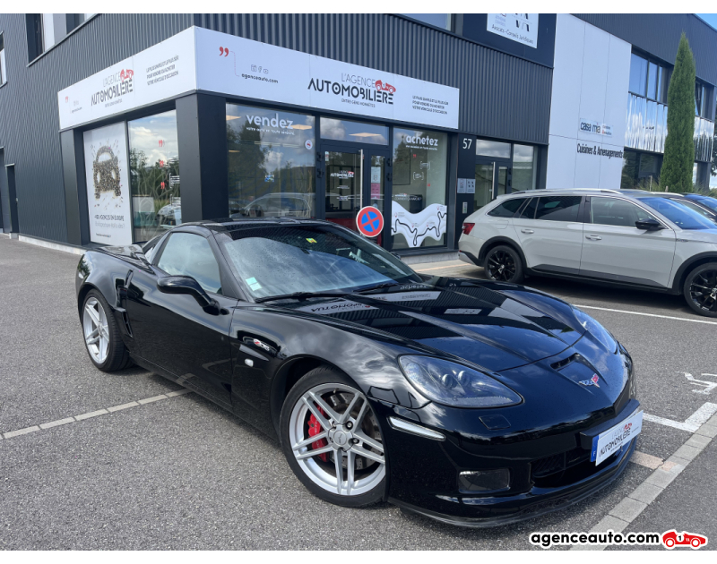 Compra de Coches Usados, Coches Usados Baratos %'|'% Agence Auto Chevrolet Corvette C6 Z06 7.0i V8 512CV COUPÉ - SIÈGES CHAUFFANTS/AFFICHAGE TÊTE HAUTE Noir Año 2007 Manuelle Essence
