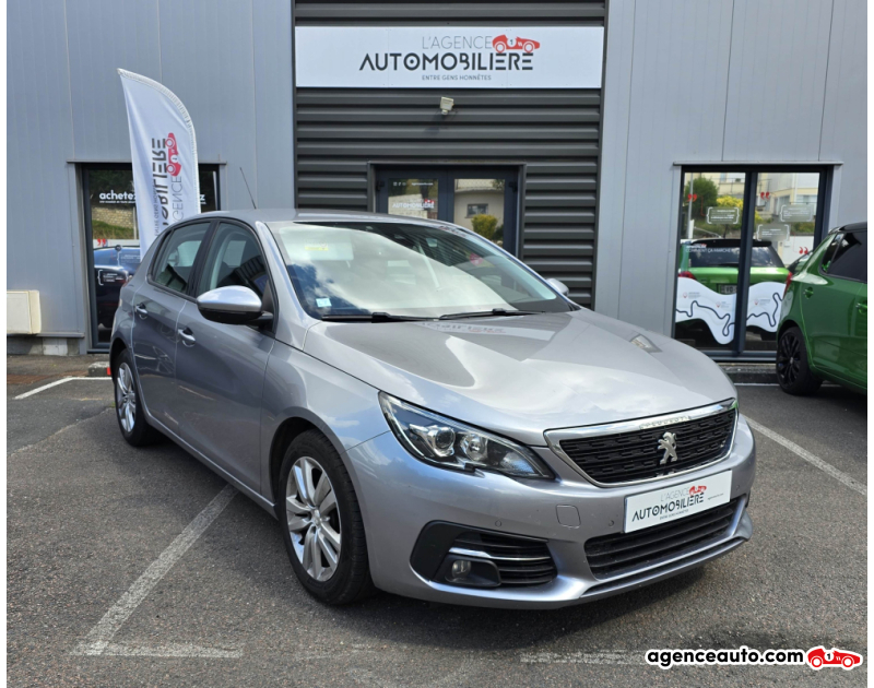 Achat voiture occasion, Auto occasion pas cher | Agence Auto Peugeot 308 II (2) 1.6 BLUEHDI 120 S&S ALLURE BUSINESS EAT6 Gris Année 2018 Automatique Diesel
