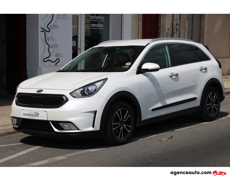 Achat voiture occasion, Auto occasion pas cher | Agence Auto Kia Niro 1.6 GDI 141H 105 HYBRID PHEV 8.9KWH ACTIVE BUSINESS DCT BVA ISG ( Ethanol, Entretien KIA ... ) Blanc Année 2019 Automatique Hybride
