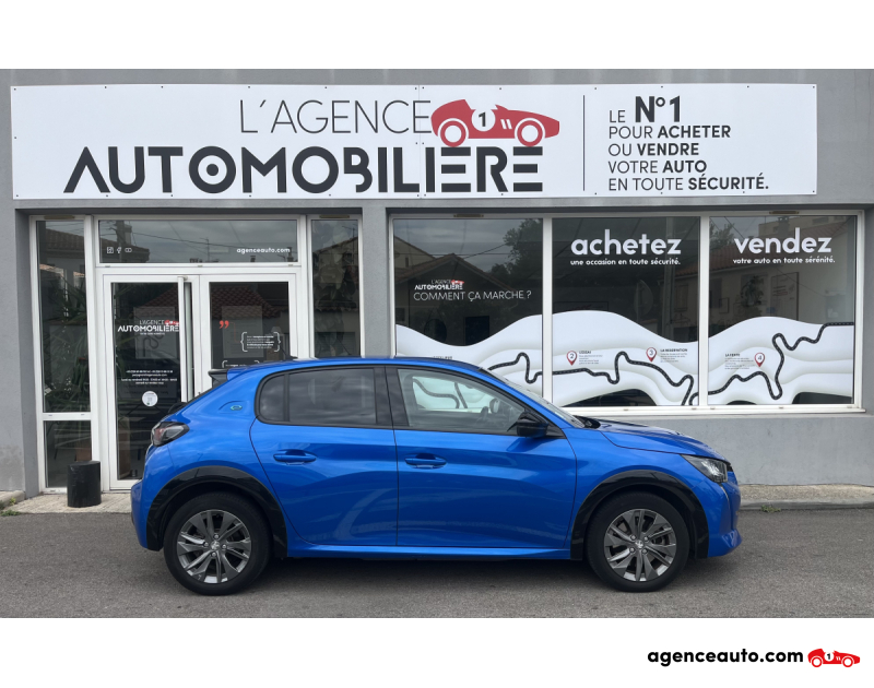 Achat voiture occasion, Auto occasion pas cher | Agence Auto Peugeot e-208 50 kWh ALLURE PACK 136 CV 1ERE MAIN Bleu Année 2023 Automatique Électrique