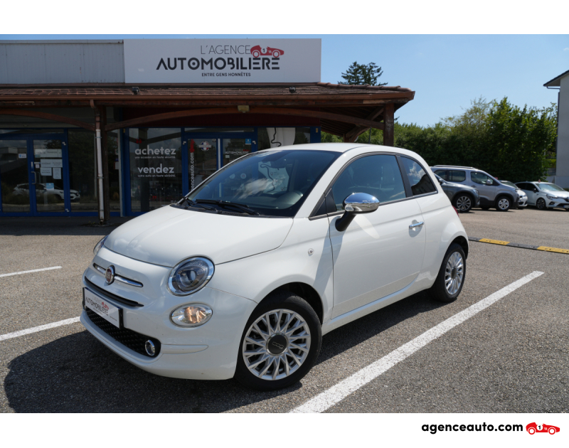 Achat voiture occasion, Auto occasion pas cher | Agence Auto Fiat 500 III 1.0 70 HYBRIDE BSG S/S PACK CONFORT ET STYLE Blanc Année 2024 Manuelle Hybride
