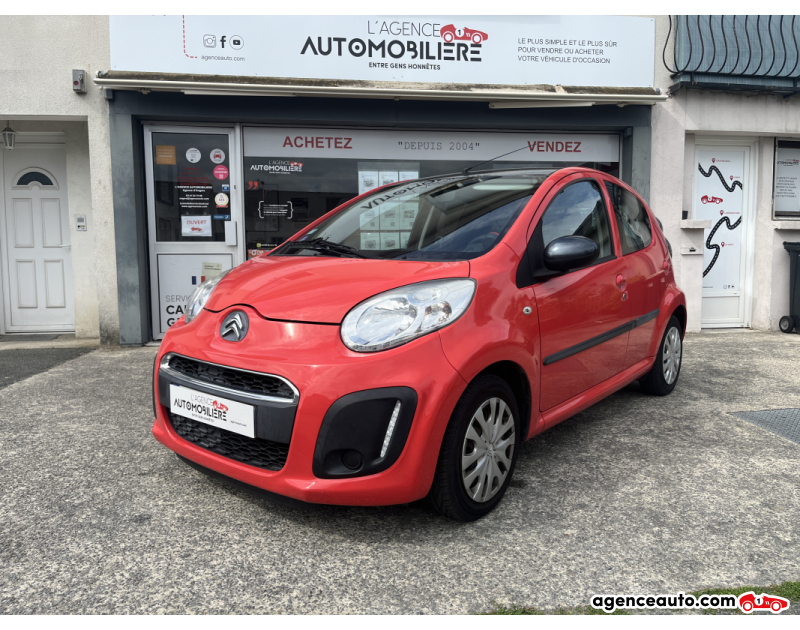 Achat voiture occasion, Auto occasion pas cher | Agence Auto Citroen C1 5 Portes 1.0 i 68 cv Faible Kilométrage seconde main Rouge Année 2014 Manuelle Essence