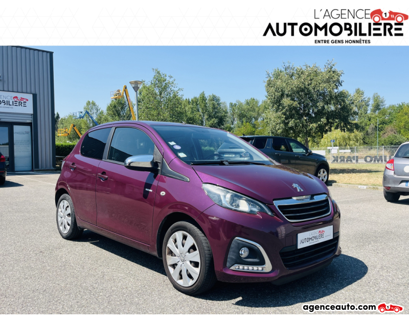 Achat voiture occasion, Auto occasion pas cher | Agence Auto Peugeot 108 1.0 VTi 72 ch BVM5 Style Première main Violet Année 2018 Manuelle Essence