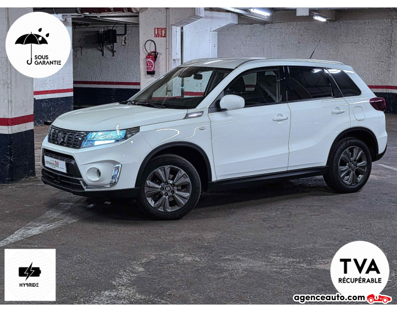 Compra de Coches Usados, Coches Usados Baratos %'|'% Agence Auto Suzuki Vitara AllGrip 1.4 BoosterJet 130 Hybrid Style 4X4 TVA Récupérable Blanc Año 2023 Manuelle Essence