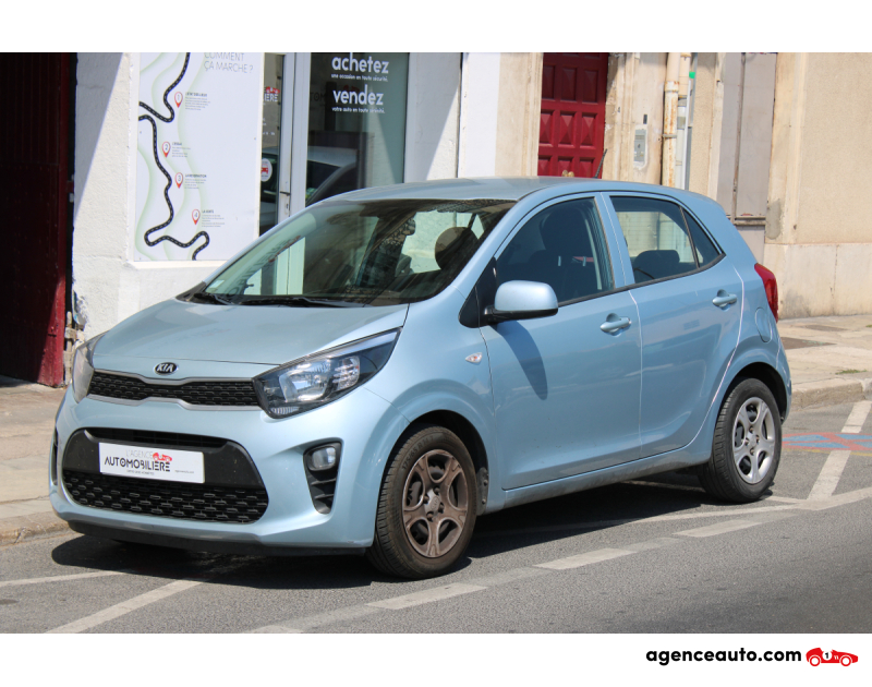 Compra de Carros Usados, Carros Usados Baratos | Auto Immo Kia Picanto 1.0 65 ACTIVE (1 ère main) Bleu Ano 2019 Manuelle Essence