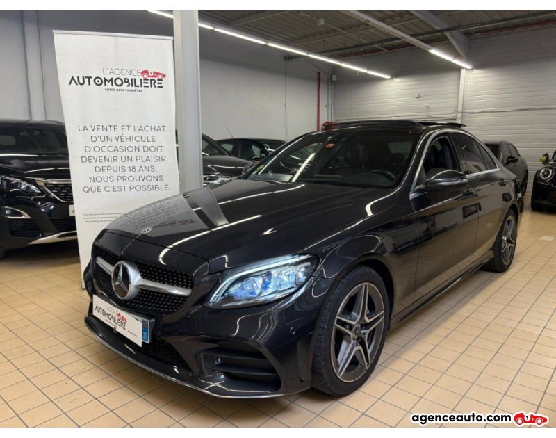 Achat voiture occasion, Auto occasion pas cher | Agence Auto Mercedes Classe C 200D 9G-TRONIC AMG LINE 8.0CV Gris Année 2021 Automatique Diesel