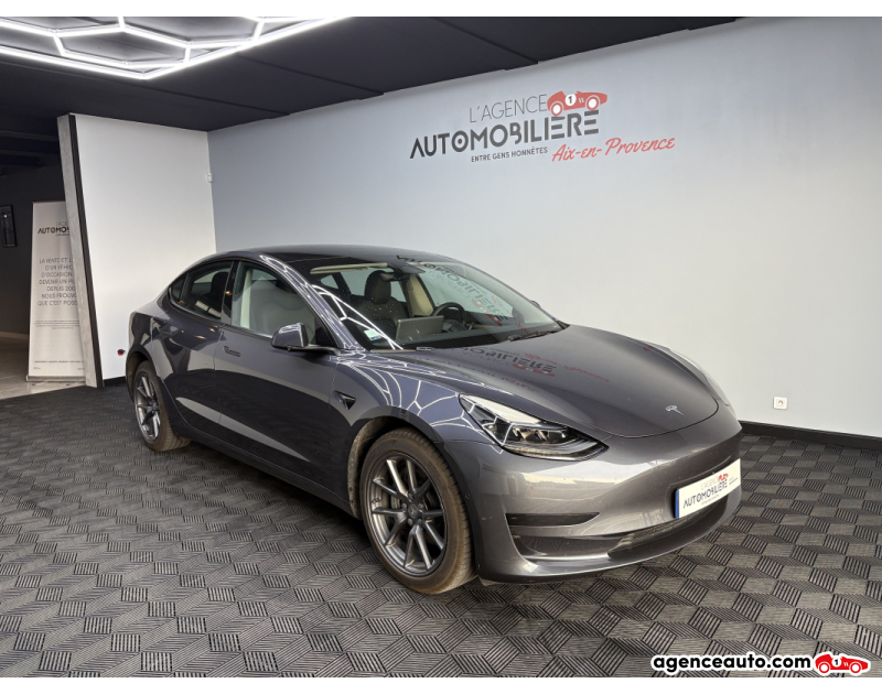 Compra de Coches Usados, Coches Usados Baratos %'|'% Agence Auto Tesla Model 3 Model 3 275 ch – Propulsion - SOH 92% Gris Año 2022 Automatique Électrique