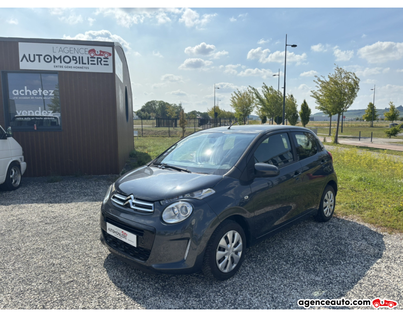 Achat voiture occasion, Auto occasion pas cher | Agence Auto Citroen C1 5 Portes 1.0 VTi 12V 69 cv Gris Année 2016 Manuelle Essence