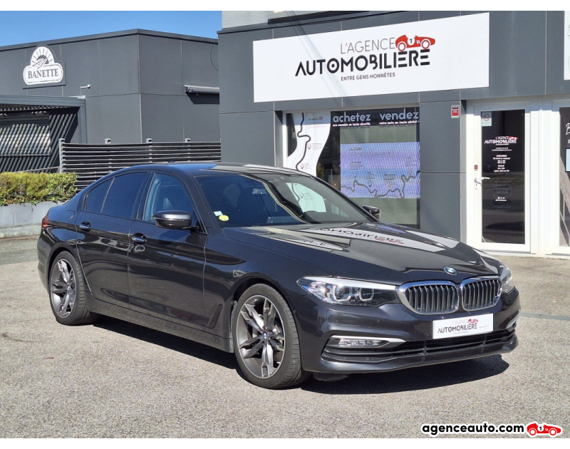 Achat voiture occasion, Auto occasion pas cher | Agence Auto Bmw Série 5 (G30) 530D 265 CH LOUNGE BVA8 - CAMERA SIEGES CHAUFFANTS Noir Année 2017 Automatique Diesel