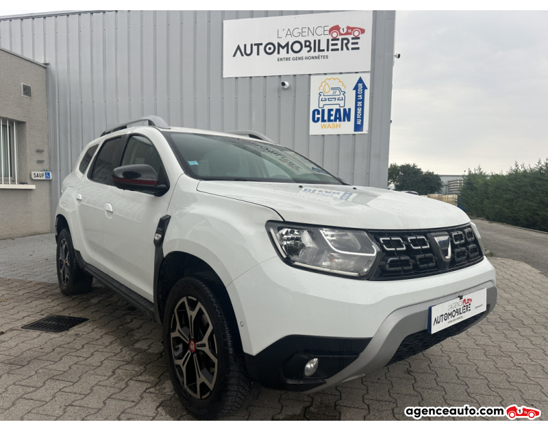 Achat voiture occasion, Auto occasion pas cher | Agence Auto Dacia Duster 1.5 DCI 115 Ch INTENS camera de recul Blanc Année 2019 Manuelle Diesel