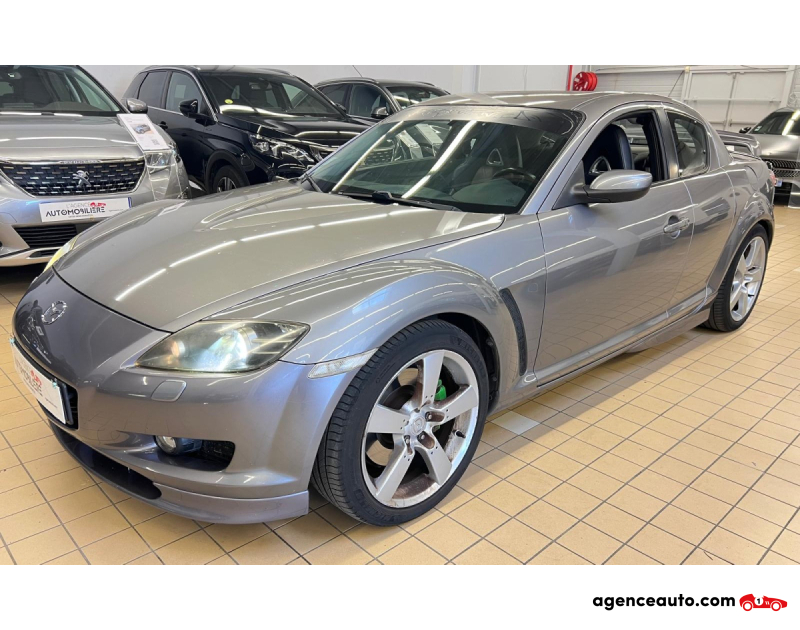 Achat voiture occasion, Auto occasion pas cher | Agence Auto Mazda RX8 RX-8 Bi-rotor 231ch Performance Gris Année 2004 Manuelle Essence