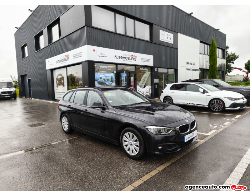 Gebrauchtwagenkauf, Günstige Gebrauchtwagen | Automobilienagentur Bmw Série 3 Touring 318 D ADVANTAGE BVA Noir Jahr 2018 Automatique Diesel