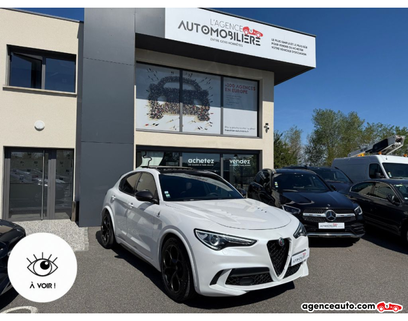 Acquisto Auto Usate, Auto Usate Economiche | Agenzia Automobiliare Alfa Romeo STELVIO 2.9 V6 bi-turbo 510 CV Q4 Quadrifoglio - Ligne AKRAPOVIC Blanc Anno 2018 Automatique Essence