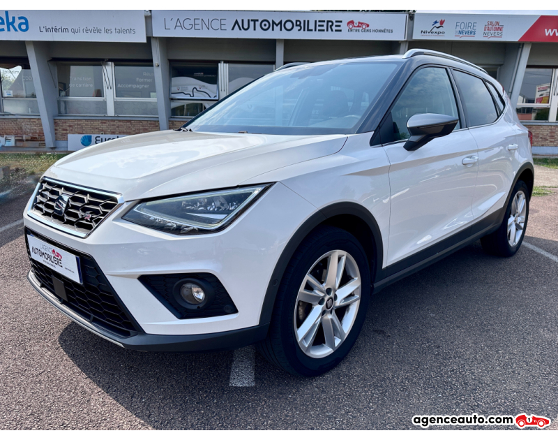 Achat voiture occasion, Auto occasion pas cher | Agence Auto Seat Arona 1.6 TDI 115ch S/S BVM6 FR/Park Pilot/Camera de recul Blanc Année 2018 Manuelle Diesel
